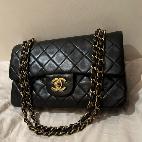 Chanel cf23 絕版 黑色 黑金 老香 甜甜售