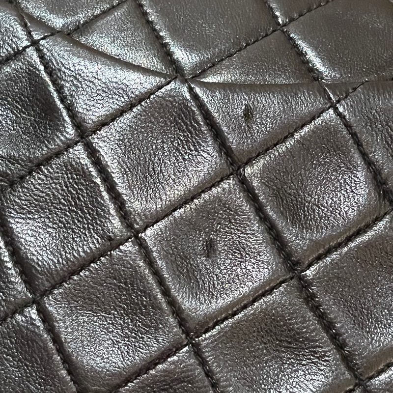 Chanel cf23 絕版 黑色 黑金 老香 甜甜售-11