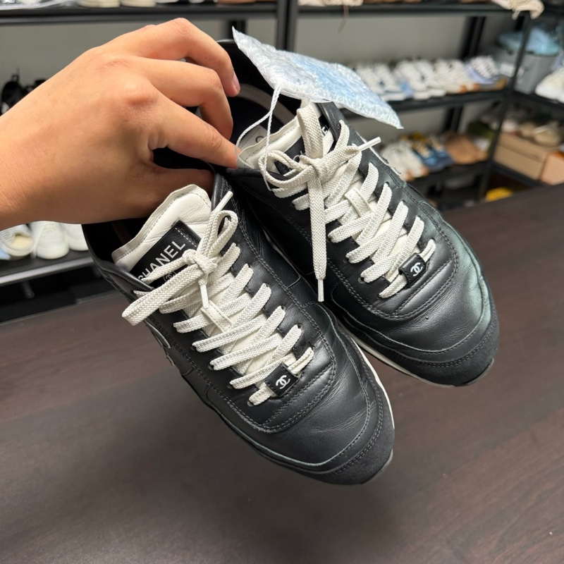 Chanel香奈兒25p德訓鞋 黑色 39碼-3