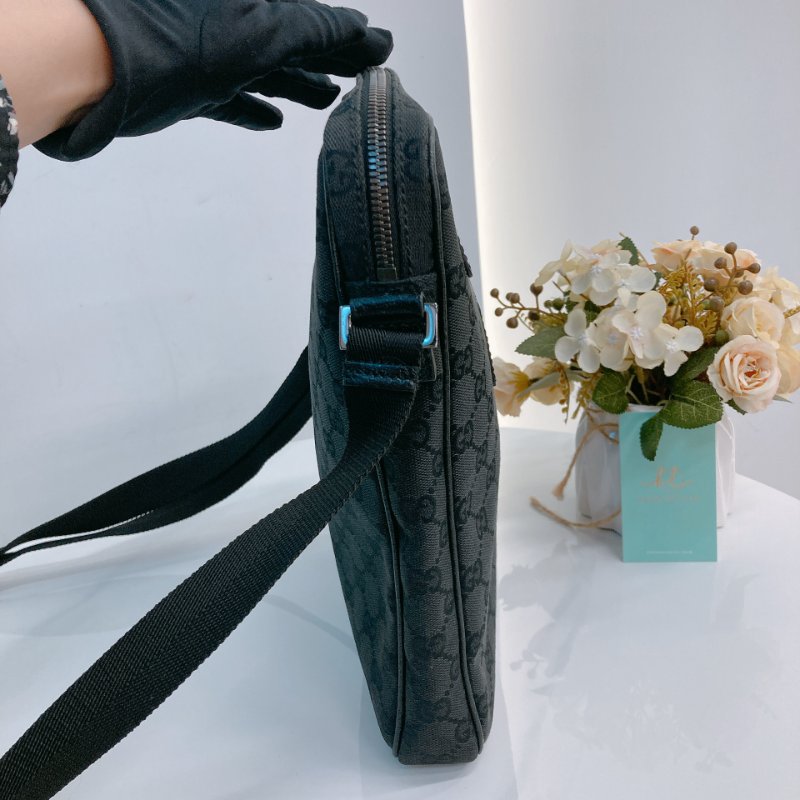 MS0681	Gucci 古馳男款經典暗花紋肩帶包包 Men Messenger Crossbody Canvas-3