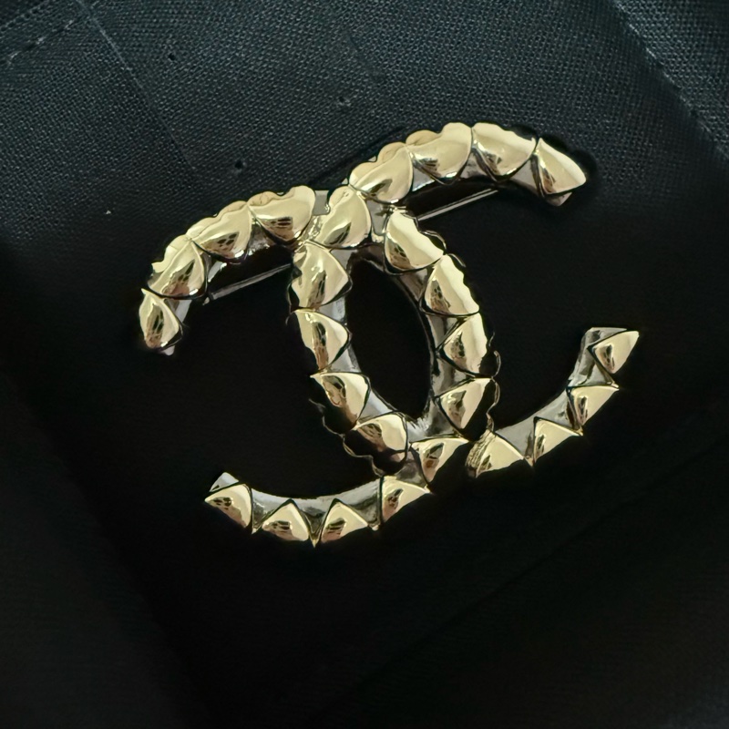 全新 chanel 香奈兒 熱門 小愛心 雙C 胸針 別針-2