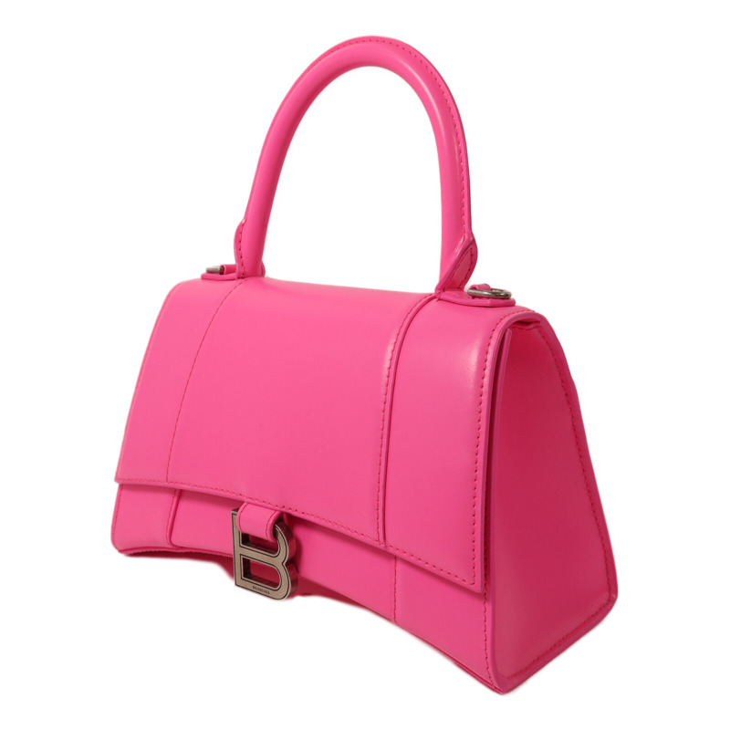 BALENCIAGA 牛皮皮革Hourglass HandBag Small手挽肩背兩用袋-2