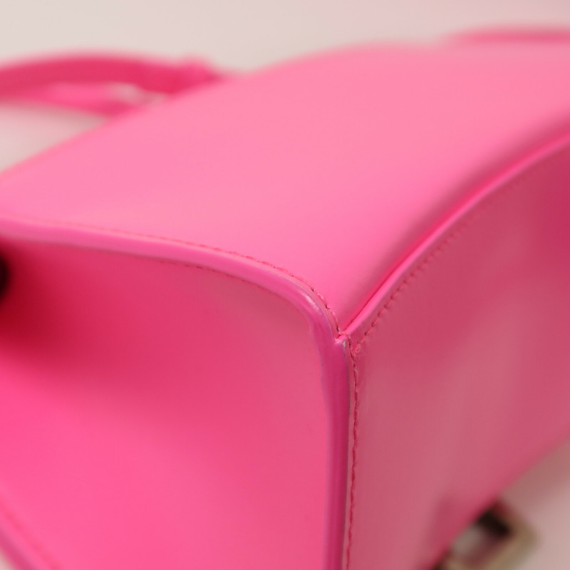 BALENCIAGA 牛皮皮革Hourglass HandBag Small手挽肩背兩用袋-14