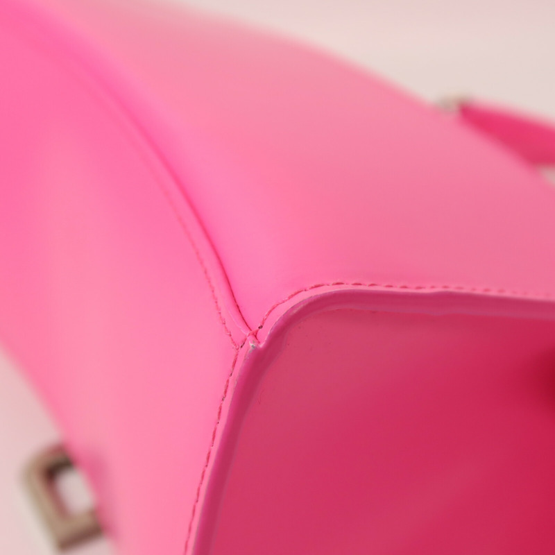 BALENCIAGA 牛皮皮革Hourglass HandBag Small手挽肩背兩用袋-15