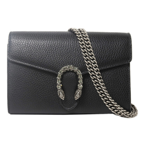 GUCCI 牛皮皮革Dionysus Wallet On Chain鏈帶肩背袋