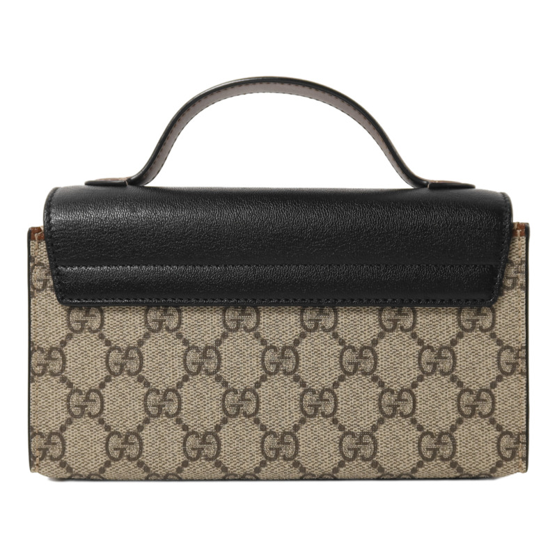 GUCCI 塗層帆布PadLock Mini手挽肩背兩用袋-1
