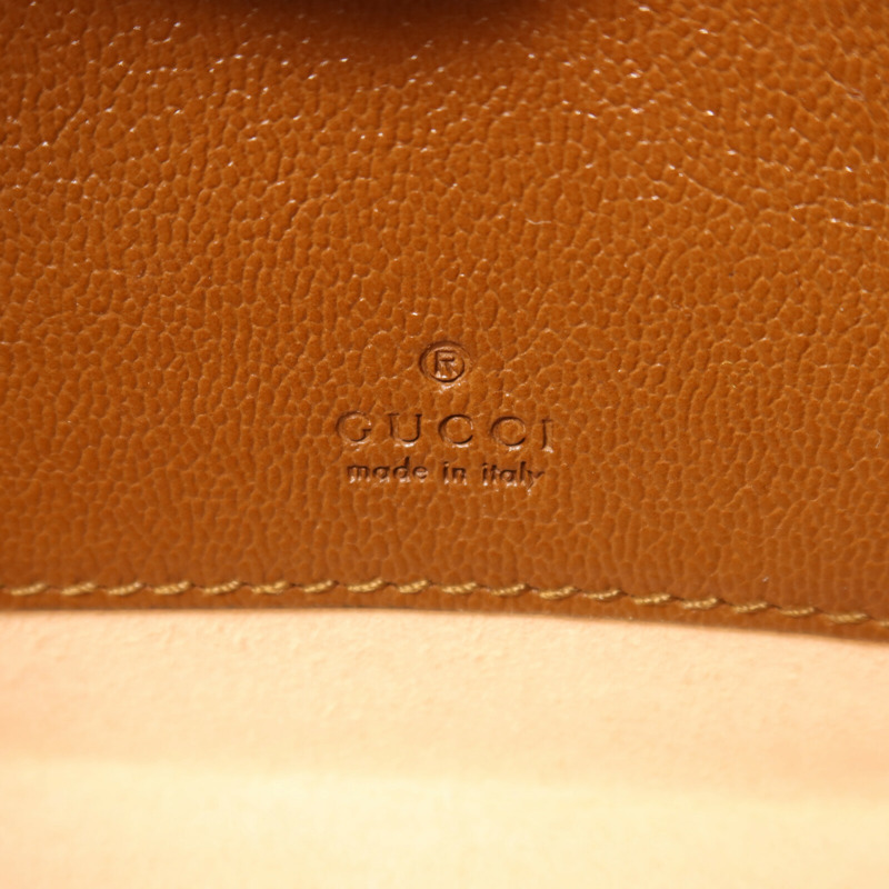 GUCCI 塗層帆布PadLock Mini手挽肩背兩用袋-5