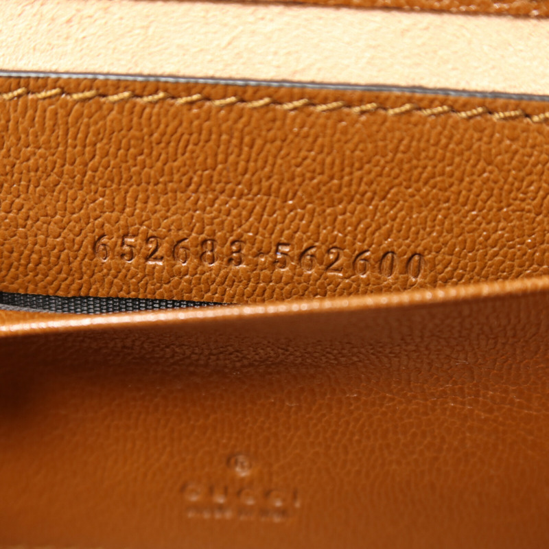 GUCCI 塗層帆布PadLock Mini手挽肩背兩用袋-6