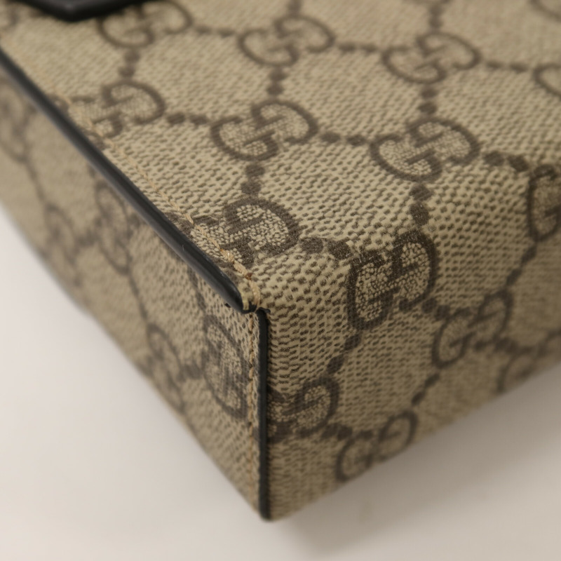 GUCCI 塗層帆布PadLock Mini手挽肩背兩用袋-12