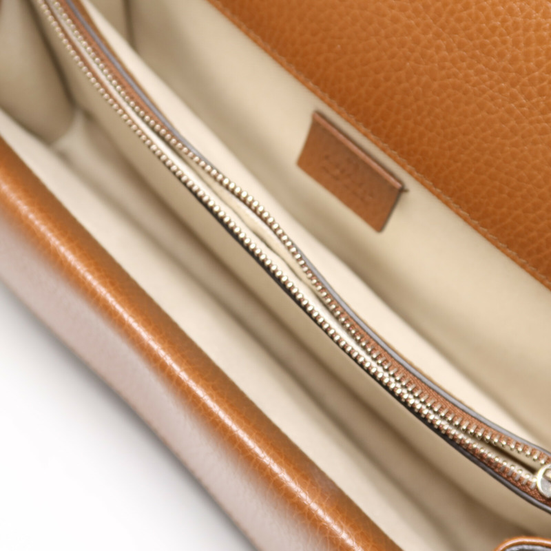 GUCCI 帆布/牛皮皮革Dionysus鏈帶肩背袋-4