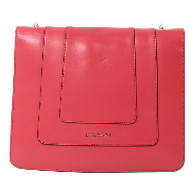 BVLGARI 牛皮皮革Shoulder Bag鏈帶肩背袋-1