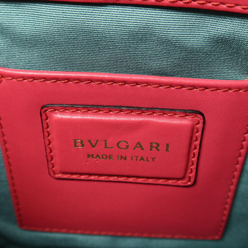 BVLGARI 牛皮皮革Shoulder Bag鏈帶肩背袋-5