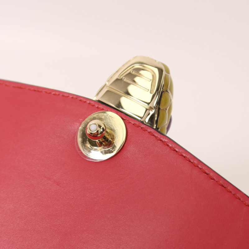 BVLGARI 牛皮皮革Shoulder Bag鏈帶肩背袋-9