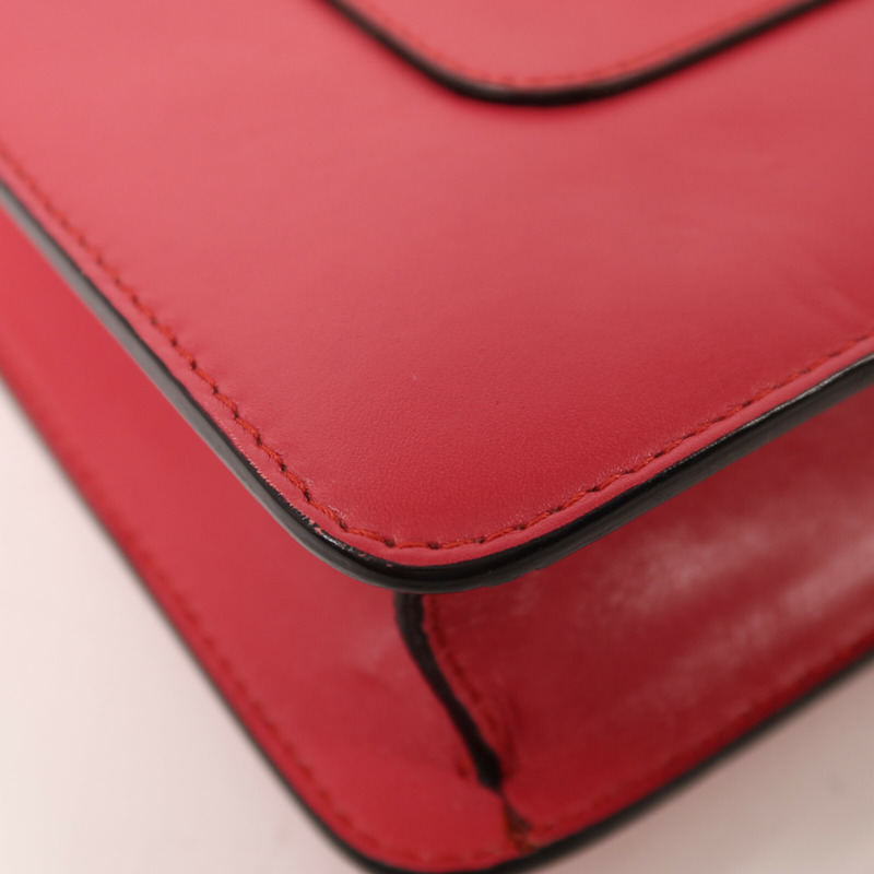 BVLGARI 牛皮皮革Shoulder Bag鏈帶肩背袋-11