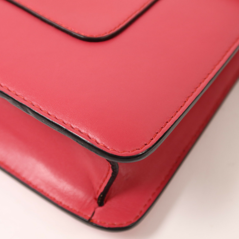 BVLGARI 牛皮皮革Shoulder Bag鏈帶肩背袋-12