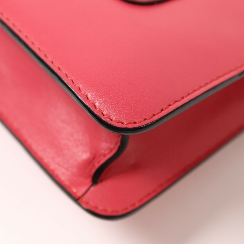 BVLGARI 牛皮皮革Shoulder Bag鏈帶肩背袋-14