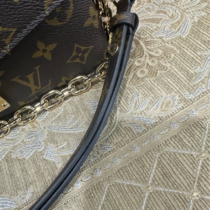 LV 原花金釦Pochette Metis East West手提肩斜背郵差包M46279-14