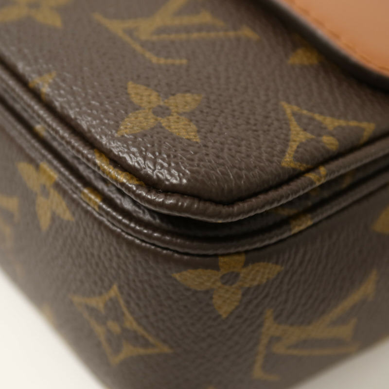 LOUIS VUITTON Monogram Marceau鏈帶肩背袋-9