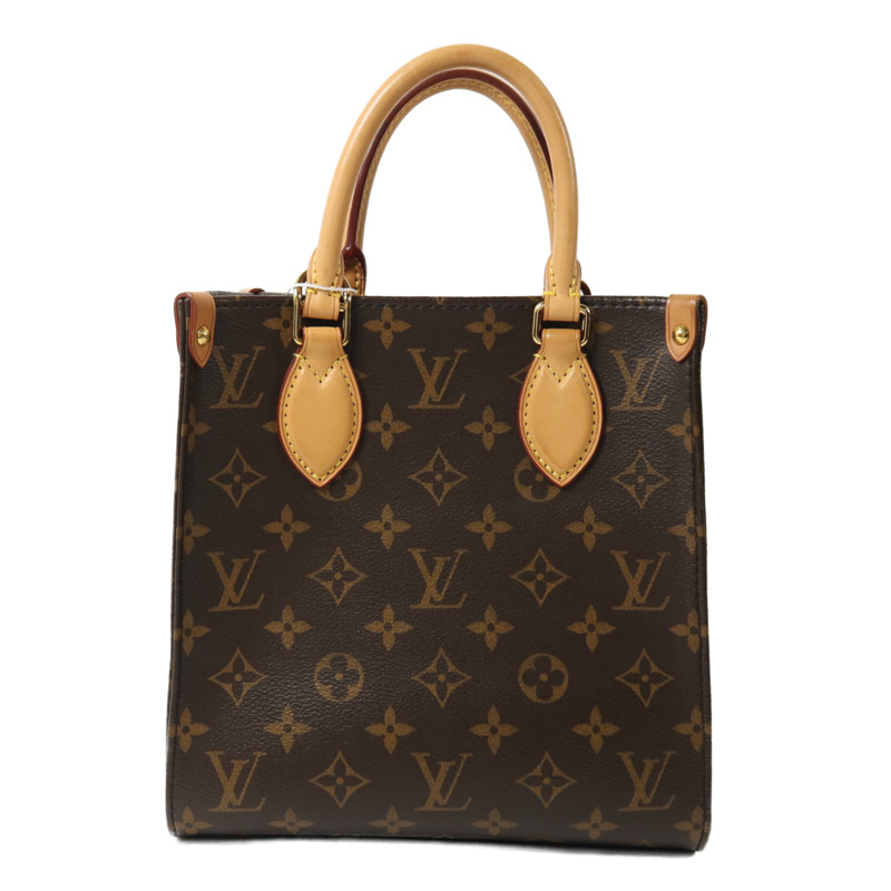 LOUIS VUITTON Monogram Sac Plat BB手挽肩背兩用袋-1