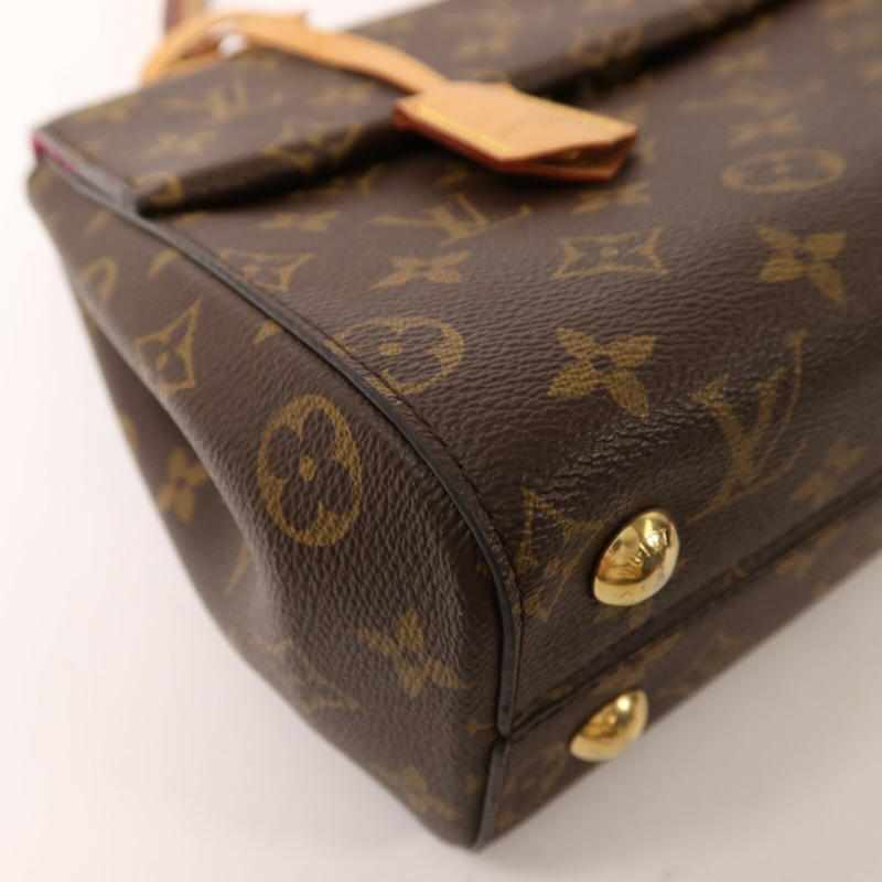 LOUIS VUITTON Monogram Cluny BB手挽肩背兩用袋-9