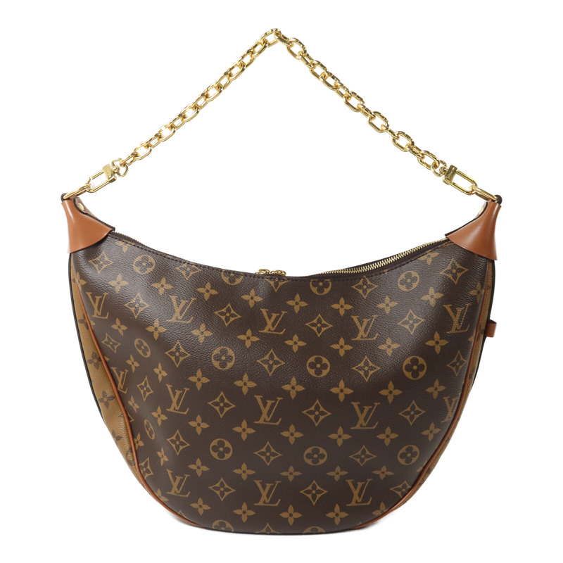 LOUIS VUITTON Monogram Reverse Loop Hobo手挽肩背兩用袋-1