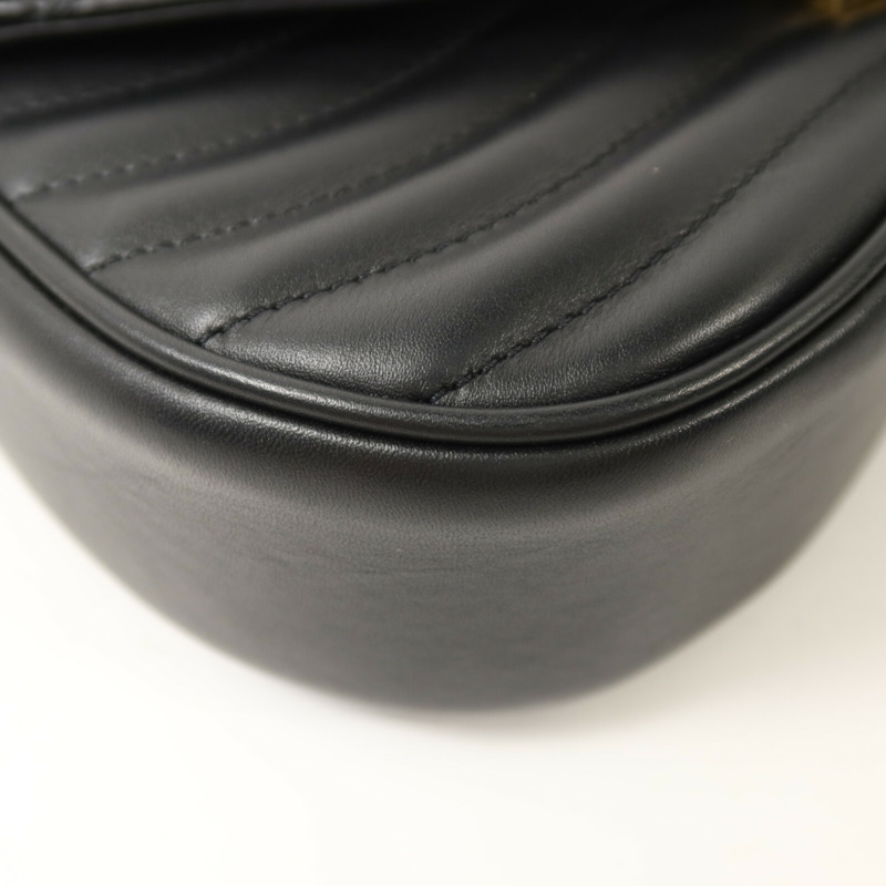 LOUIS VUITTON 牛皮皮革New Wave PM鏈帶手挽肩背兩用袋-9