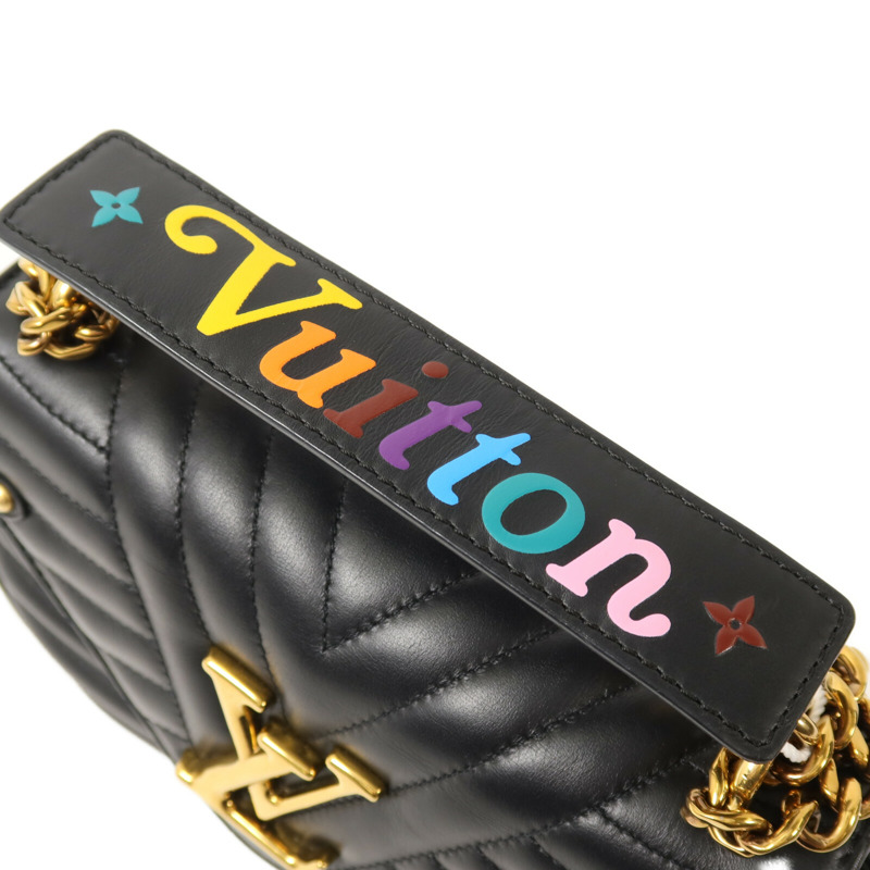 LOUIS VUITTON 牛皮皮革New Wave PM鏈帶手挽肩背兩用袋-13