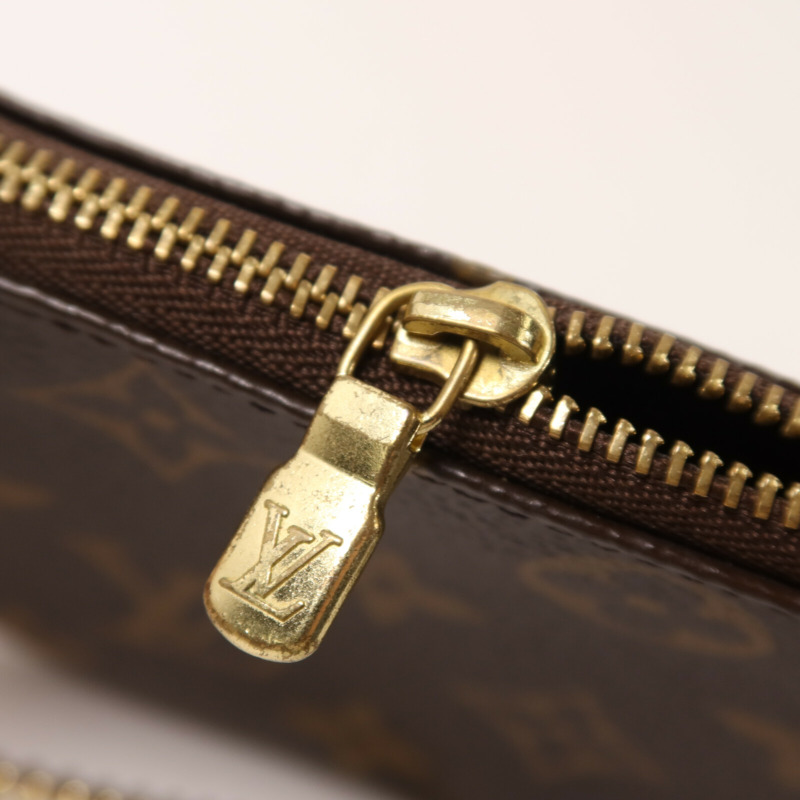 LOUIS VUITTON Monogram Mini Pochette Accessoires鏈帶手挽袋-8