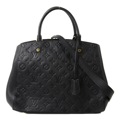 LOUIS VUITTON Monogram Empreinte Montaigne MM手挽肩背兩用袋