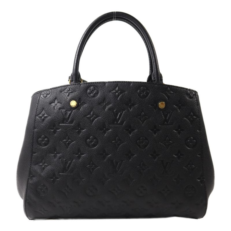LOUIS VUITTON Monogram Empreinte Montaigne MM手挽肩背兩用袋-1