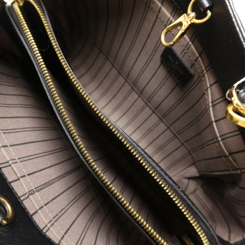 LOUIS VUITTON Monogram Empreinte Montaigne MM手挽肩背兩用袋-4