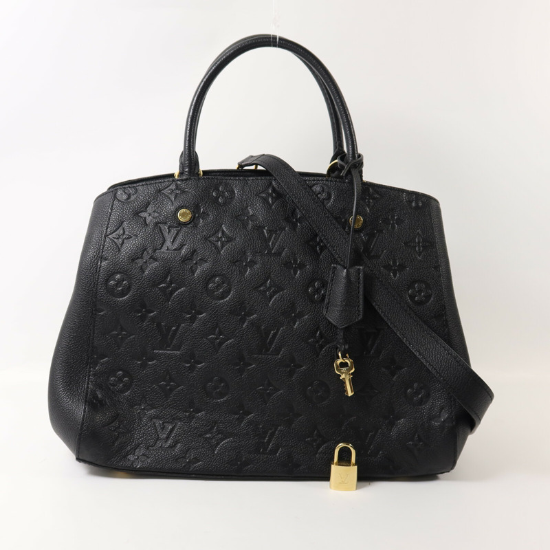 LOUIS VUITTON Monogram Empreinte Montaigne MM手挽肩背兩用袋-8
