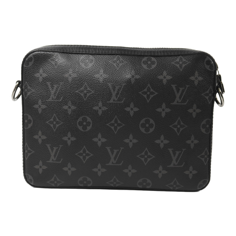 LOUIS VUITTON Monogram Eclipse Reverse Trio Messenger肩背袋-1