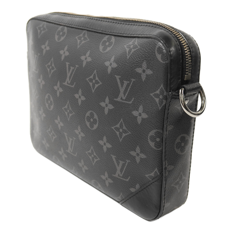 LOUIS VUITTON Monogram Eclipse Reverse Trio Messenger肩背袋-2