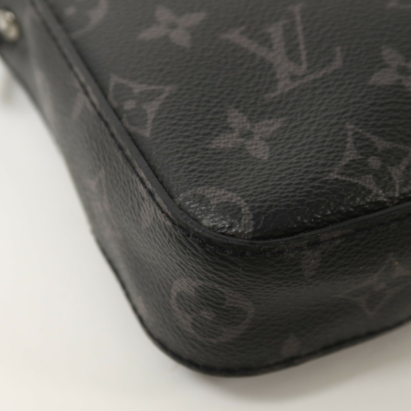 LOUIS VUITTON Monogram Eclipse Reverse Trio Messenger肩背袋-12