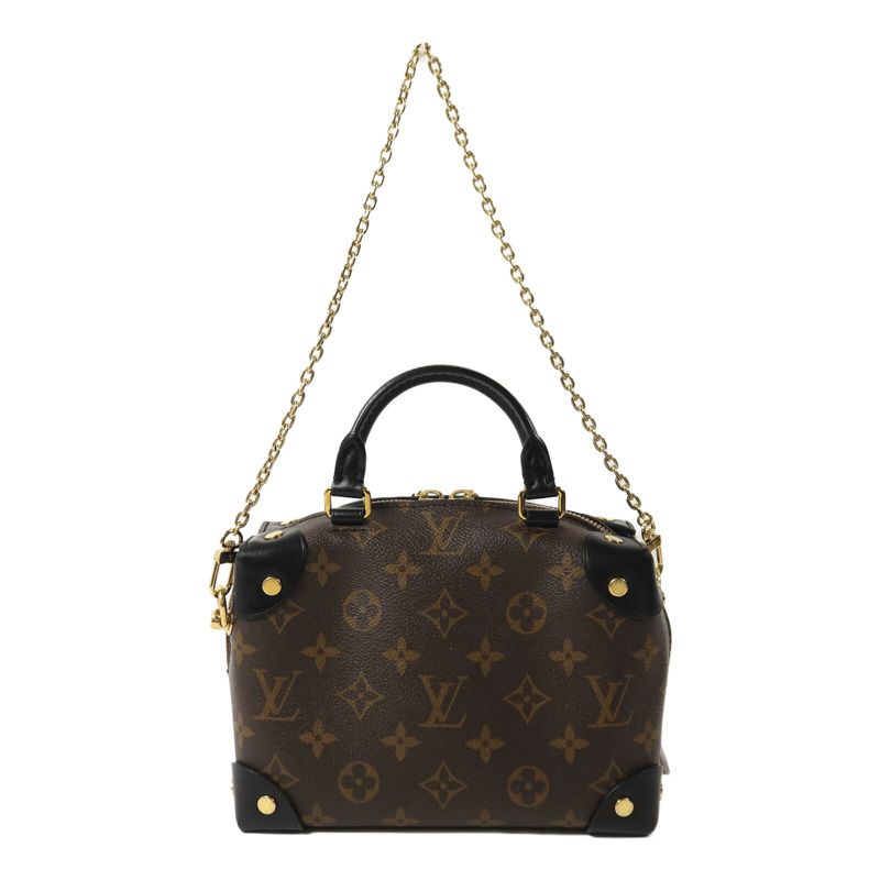 LOUIS VUITTON Monogram Petite Malle Souple手挽肩背兩用袋-1