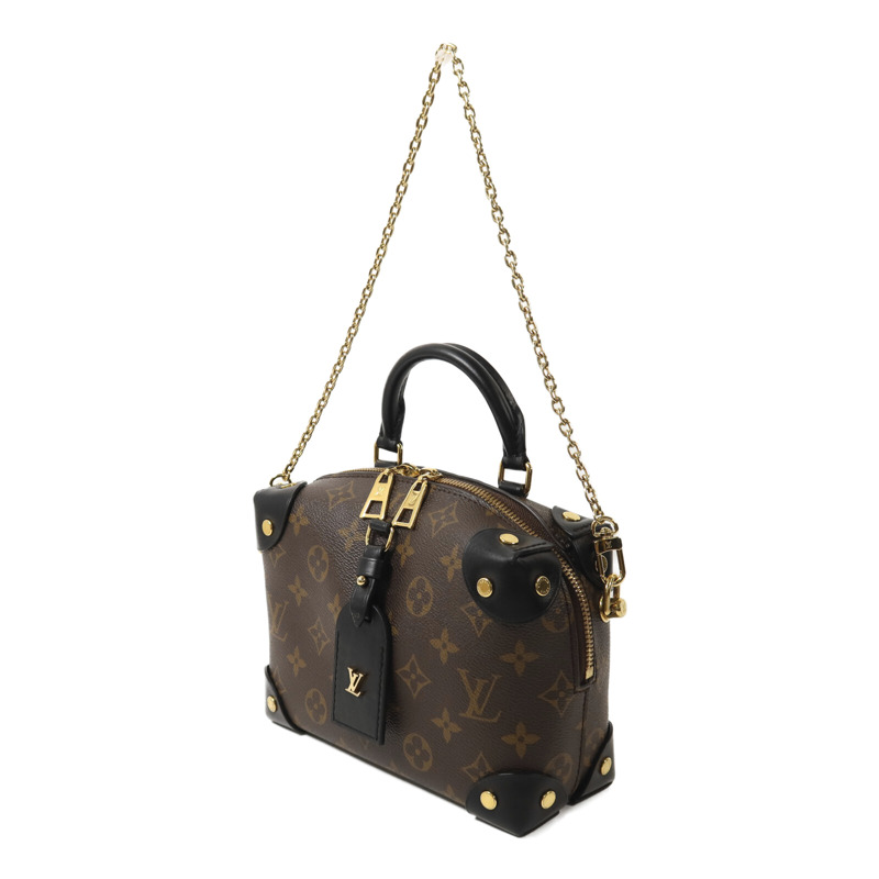 LOUIS VUITTON Monogram Petite Malle Souple手挽肩背兩用袋-2