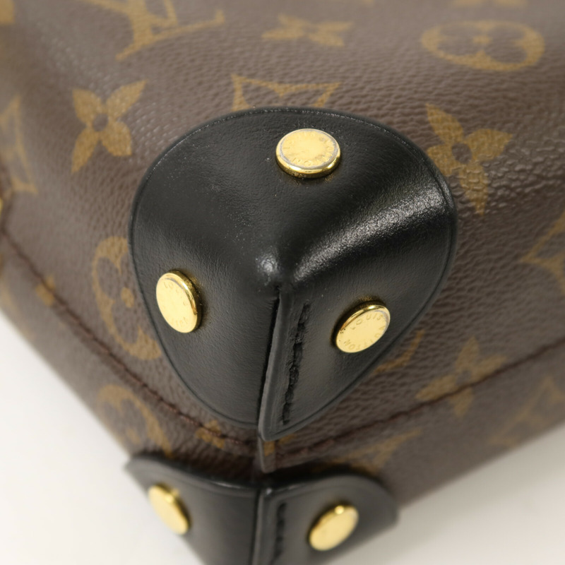 LOUIS VUITTON Monogram Petite Malle Souple手挽肩背兩用袋-8