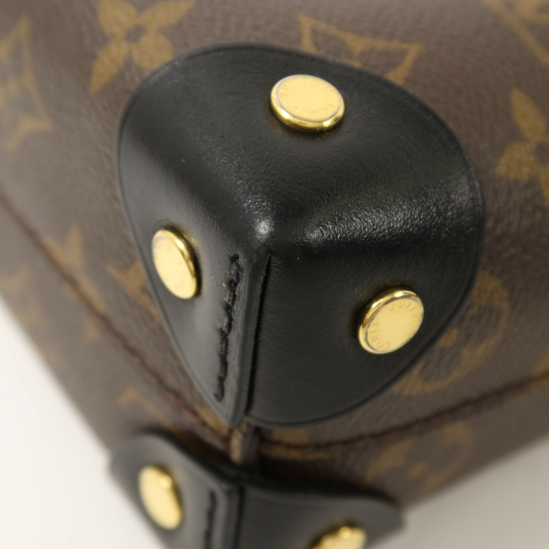 LOUIS VUITTON Monogram Petite Malle Souple手挽肩背兩用袋-9