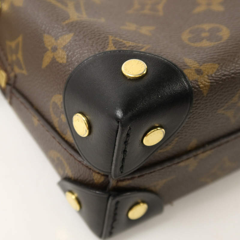 LOUIS VUITTON Monogram Petite Malle Souple手挽肩背兩用袋-10