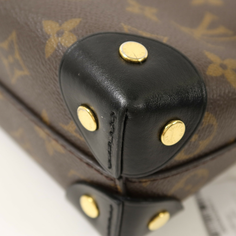 LOUIS VUITTON Monogram Petite Malle Souple手挽肩背兩用袋-11