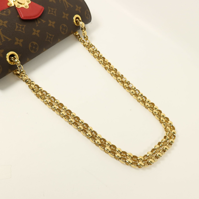 LOUIS VUITTON Monogram Victoire鏈帶肩背袋-7