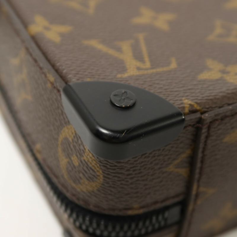 LOUIS VUITTON Monogram Macassar Handle Soft Truck手挽肩背兩用袋-10