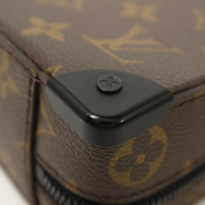 LOUIS VUITTON Monogram Macassar Handle Soft Truck手挽肩背兩用袋-11
