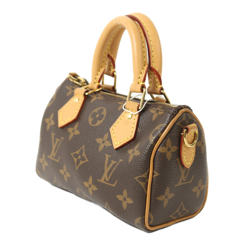 LOUIS VUITTON Monogram Nano Speedy手挽肩背兩用袋-2