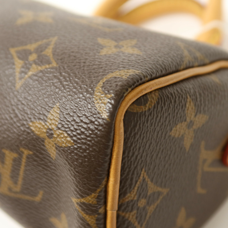 LOUIS VUITTON Monogram Nano Speedy手挽肩背兩用袋-10