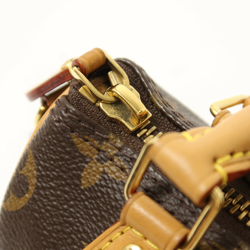 LOUIS VUITTON Monogram Nano Speedy手挽肩背兩用袋-13