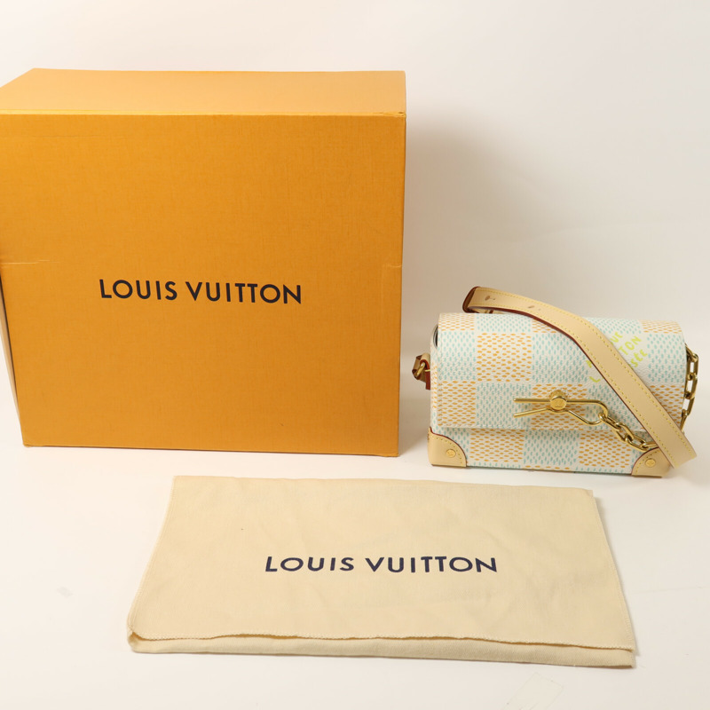 LOUIS VUITTON Damier Heritage Steamer肩背袋-7