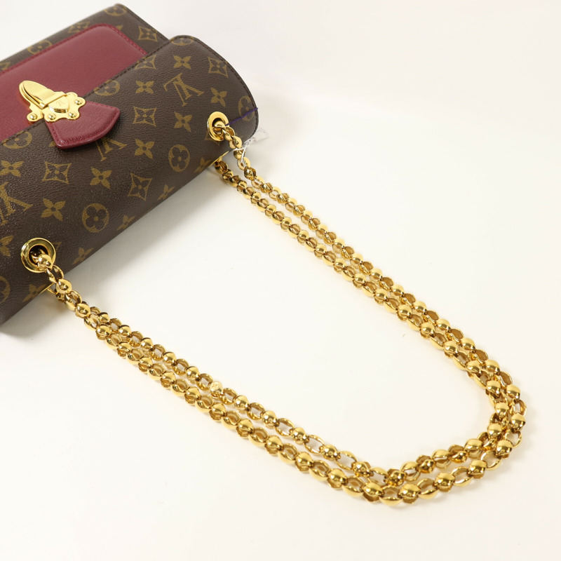 LOUIS VUITTON Monogram Victoire鏈帶肩背袋-7