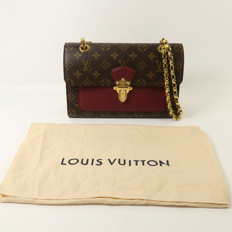 LOUIS VUITTON Monogram Victoire鏈帶肩背袋-8